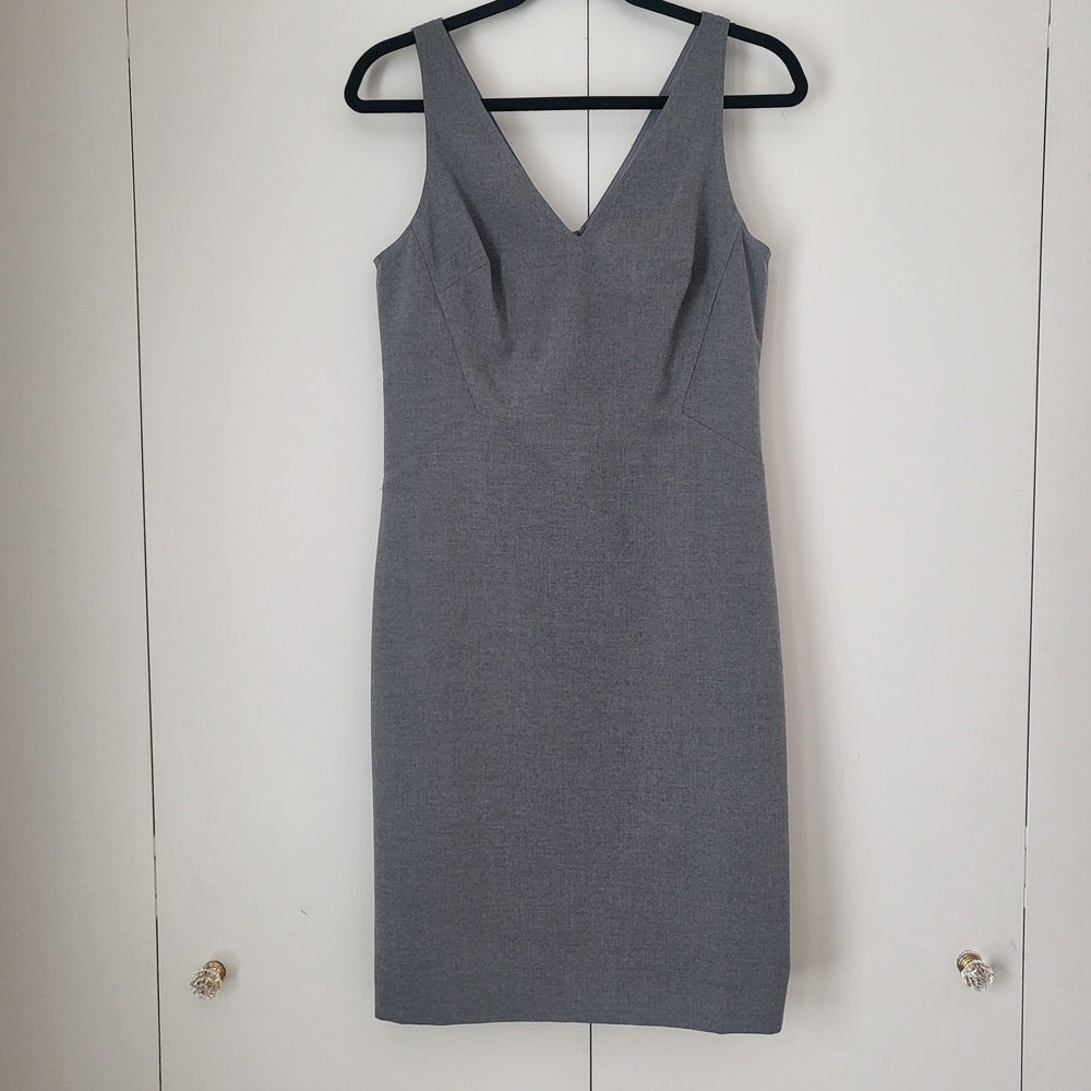 Banana Republic Brushed Twill Panel Shift Dress Size 4 Office Career